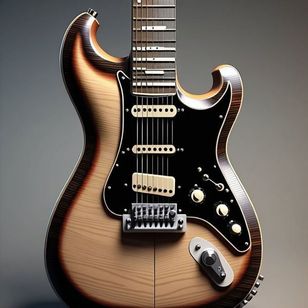 Canvas Wall Art - Electric Guitar 1