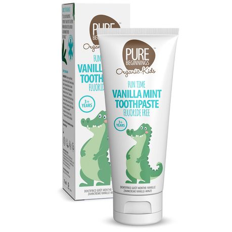 Pure Beginnings - Vanilla Mint Toothpaste with Xylitol - White Image