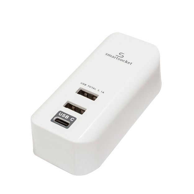 Smartsocket Compact USB Power Charging Hub - White | Shop Today. Get it ...