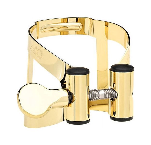 Vandoren M|O Alto Saxophone Ligature and Cap - Gilded