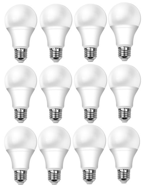 (Pack of 12)10W LED Light Bulb, E27 Base.6500K Daylight. Daily essentials.