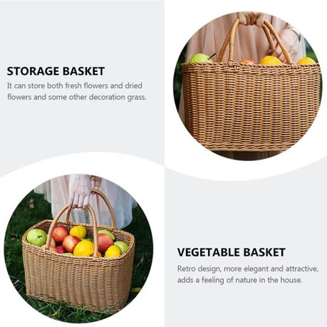 Rattan Picnic Basket – FEEL AT HOM