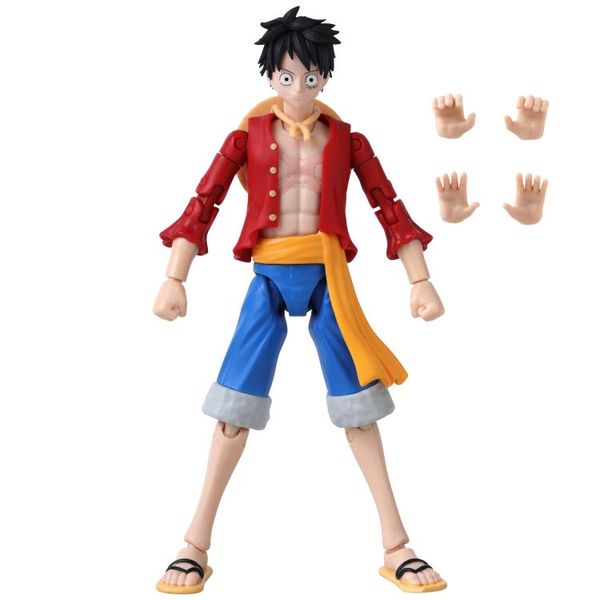 Anime Heroes One Piece Monkey D Luffy 6.5 Inch Figure Renew Version