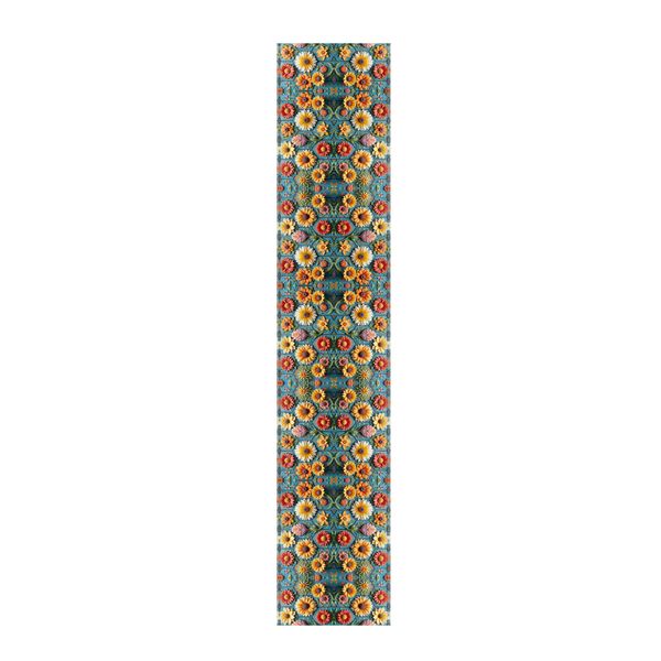 Floral Clay Art Table Runner
