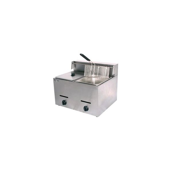 Double Gas Fryer - Stainless Steel