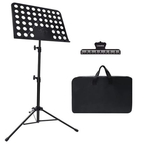 Music Stand Holder Folding Music Stand for Travel Music Metal Sheet Stand Image