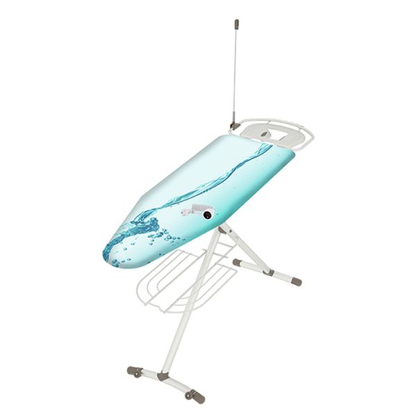 Colombo 130cmx44cm Multi-Position Iron Board with Cotton Cover &amp; Steam Station Holder - Giove