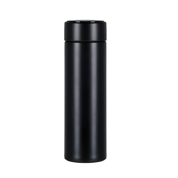 Multi-Funtional Portable Stainless Steel Flask with LED Temperature Display - 500ml