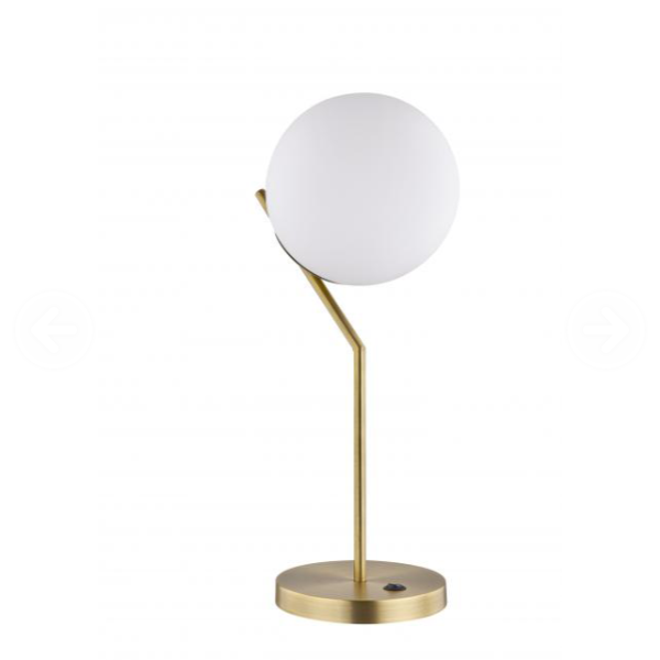 Mid Century Modern Touch Control Globe Table Lamp
