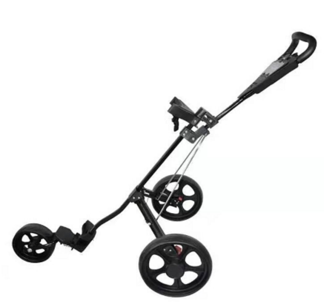 3 Wheel Golf Push Cart - Black | Shop Today. Get it Tomorrow ...