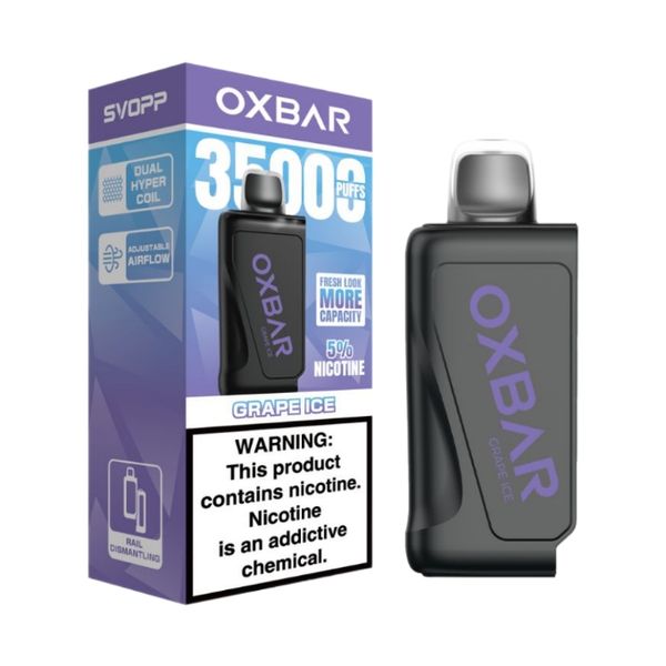 Oxbar SVOPP 35000 Puffs Disposable POD Kit - Grape Ice