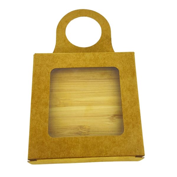 Made in SA Bottle Neck Coaster Gift Box Set - Pack of 8 Bamboo Coasters