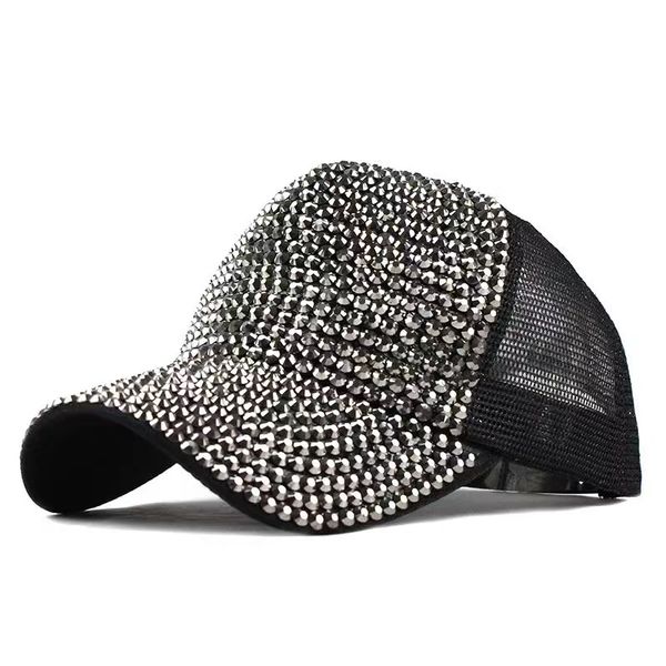 Rhinestone Adjustable Cap for Women and Men