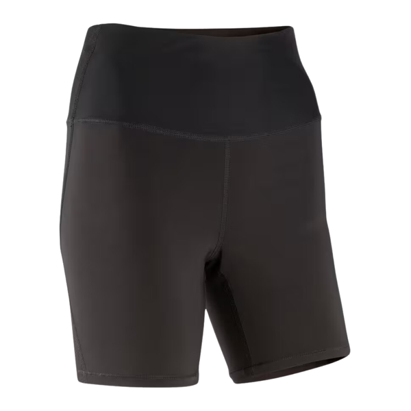 Domyos Shaping High-Waisted Fitness Cardio Shorts - Black