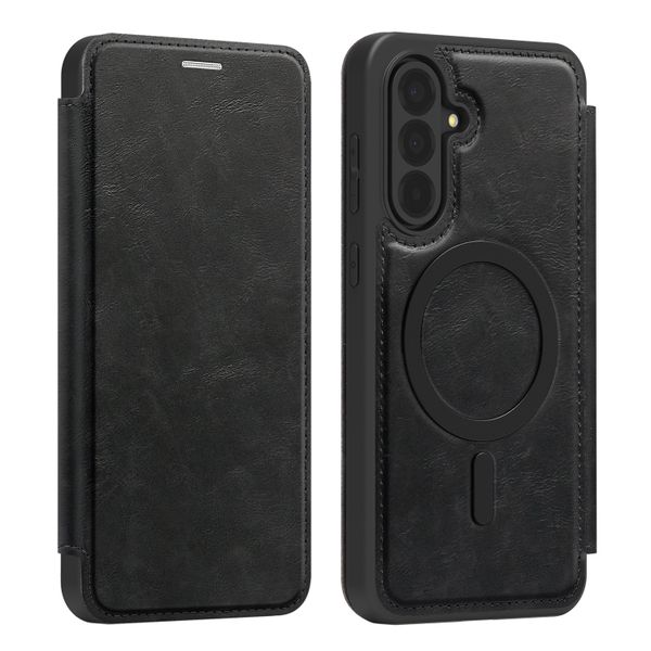 Luxury Wallet Business Flip Cover Compatible With Samsung Galaxy A16