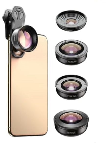 Deluxe 5 in 1 Mobile Phone Lens Kit for iPhone and Android