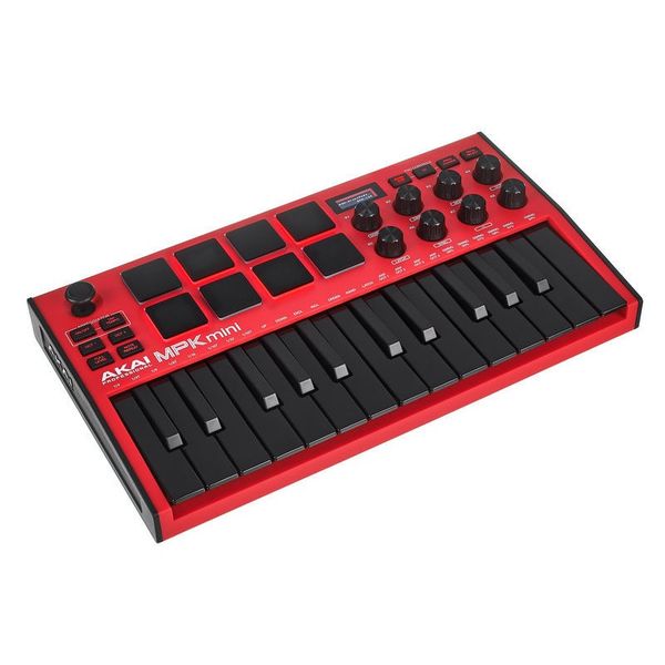 Akai MPK Mini 3 Special Edition Red - 25 Key USB MIDI Keyboard Controller