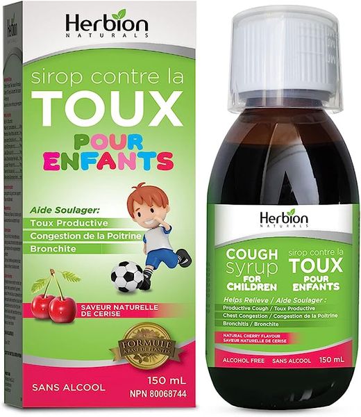 Herbion Natural Cough Syrup for Children, 150 Milliliter