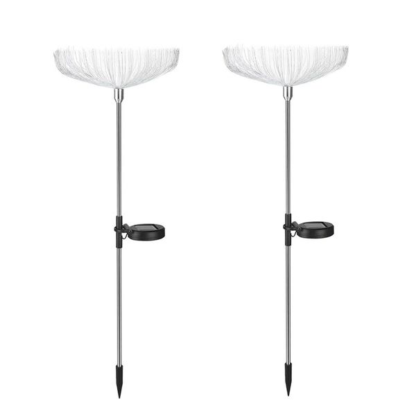 2pcs Solar Powered Fiber Dandelion Color Changing LED Lights FA-LC50