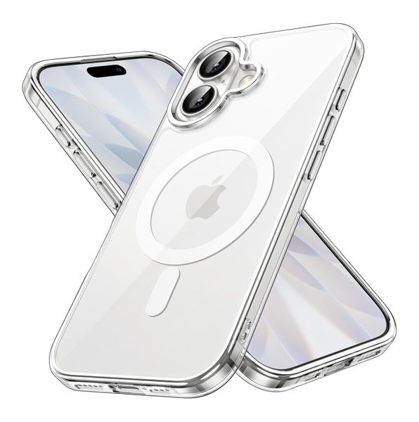 Anti-Scratch Clear Magsafe Case Compatible With iPhone 17 Pro Max 6.9 inch.