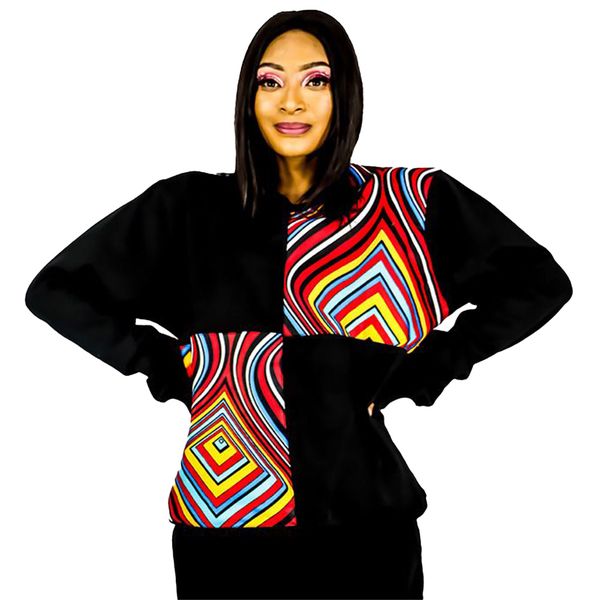 Africa Fashion House Anna-mo Black Kota Sweater