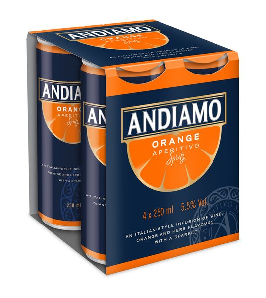Andiamo Spritz - 4 x 250ml Can