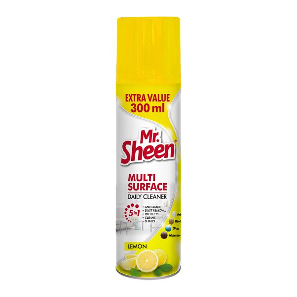 Mr Sheen Multi-Surface Furniture Cleaner Lemon 300Ml - 2 Pack