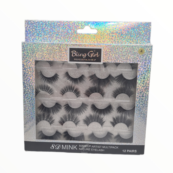 Bling Girl 8D Mink Natural Eyelashes (A)