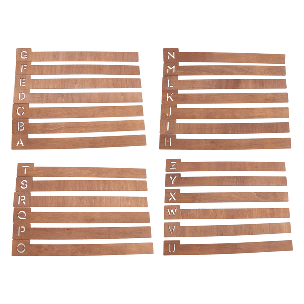 26 Pcs Vinyl Record Dividers Wooden Record Dividers Alphabetical A-Z