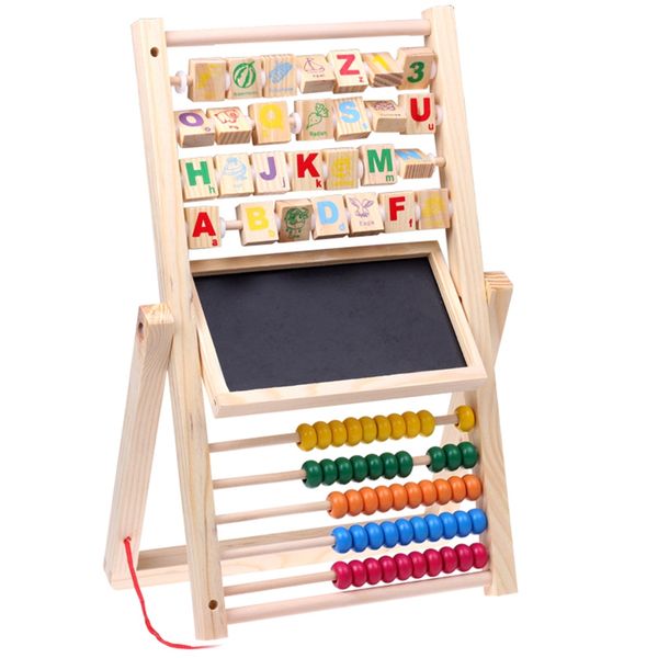 Abacus Learning Frame Wooden Counting Cognitive Board Children Early