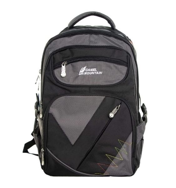 Camel Mountain Backpack - Black/ Grey