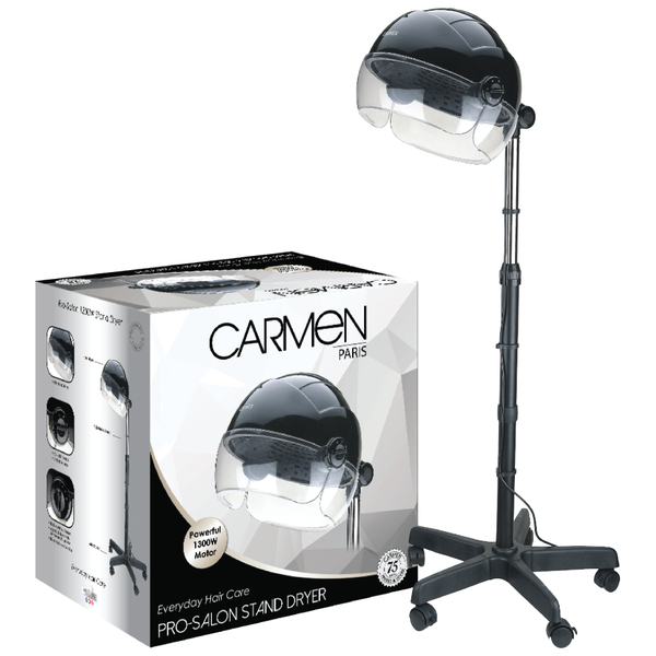 Carmen 5140 Pro Salon Stand Dryer 1300W Black