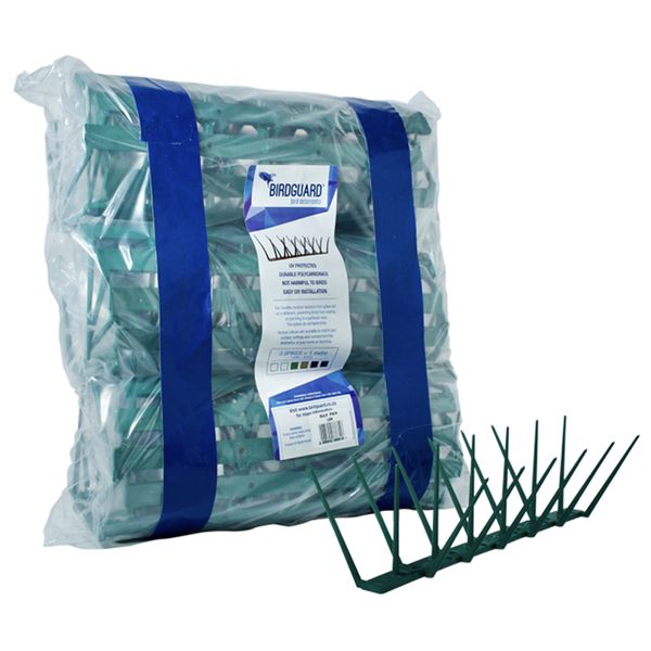 Birdguard 10M Bird Spikes (Pack Of 30) - Green