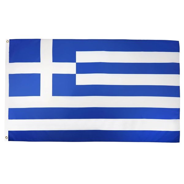 Decor Fade Resistant Outdoor Banner Greek National Greece Flag -140cm