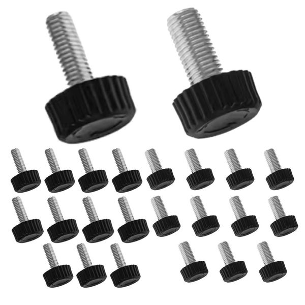 Home M6 &amp; M8 Height Adjustable Furniture Leg Leveling Pads 24pc - 1.8cm