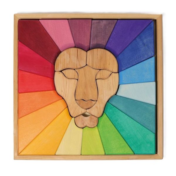 Grimm's Building Set Rainbow Lion