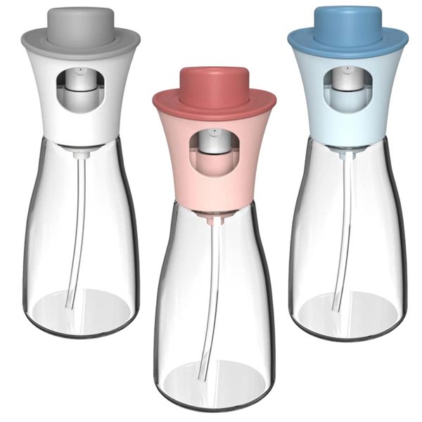 Kitchen Oil Dispenser Press Type Spray Bottle Set of 3 (150ml)