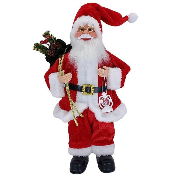 A 30cm Standing Santa Claus Christmas celebration decoration