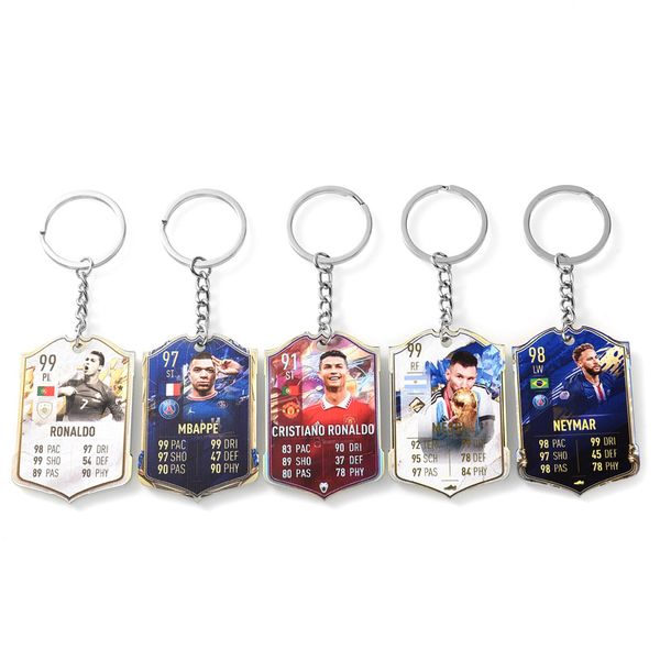 Legendary Football Star Card Keychain Blind Box (2 Pack)