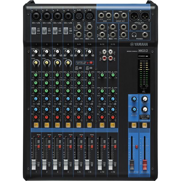 Yamaha MG12 Analogue 12-Input Mixing Console