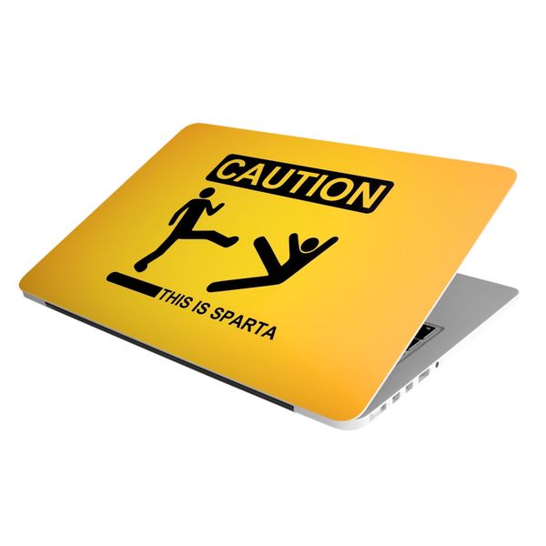 Laptop Skin/Sticker - Caution Sparta