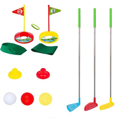 Kids Practice Golf Set Indoor and Outdoor + High Quality Wristband Image