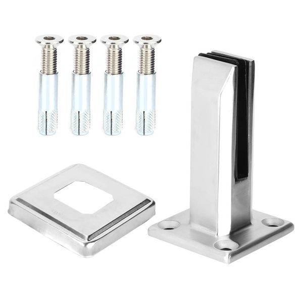 Stainless Steel Glass Spigots for Pool Balustrade (Floor - standing)