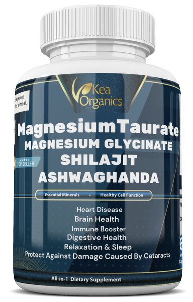 Kea organics - Magnesium Taurate,Magnesium Glycinate,Shilajit&amp;Ashwaghandha