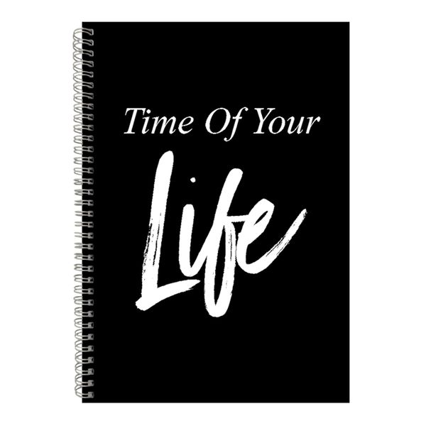 Life A4 Notebook Spiral Lined Motivational Sayings Graphic Notepad Gift 159