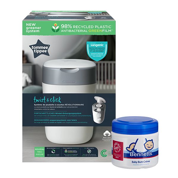 Tommee Tippee Bennetts Combo - Twist &amp; Click with Bennetts Bum Creme