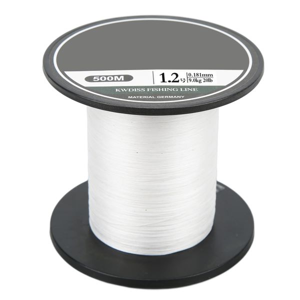 500m 8-Strand PE Braided Line (1.2 White)