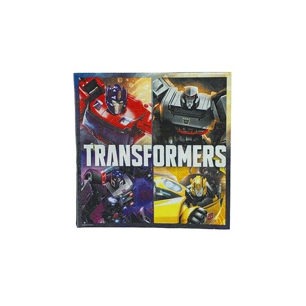 Transformers Two Ply Paper Napkins 33X33cm