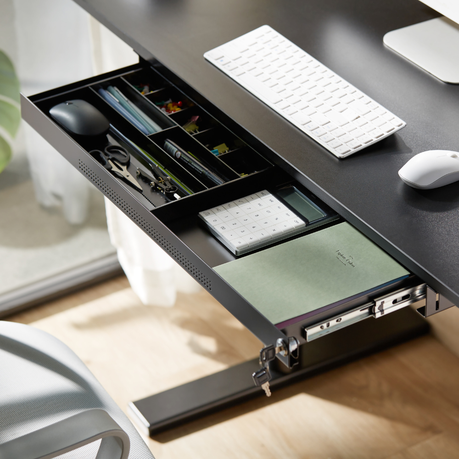 Ultra-slim under desk storage drawer - black, Shop Today. Get it Tomorrow!