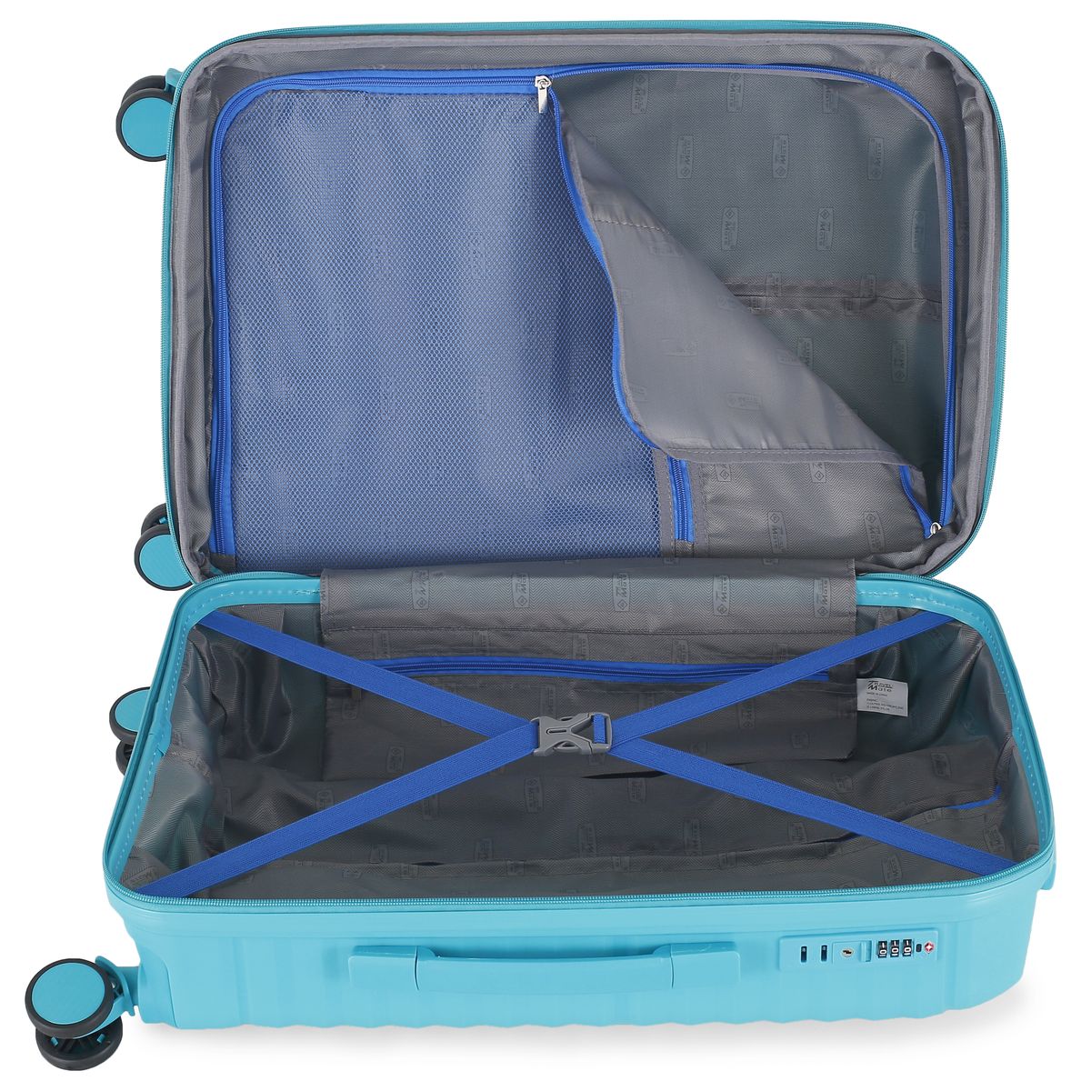 Travel Mate 75cm Hard Shell Zipper 8 Wheel Xbag Trolley Case TSA L